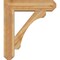 Ekena Millwork Legacy Craftsman Rough Sawn Bracket w/ Offset Brace, Western Red Cedar, 8"W x 30"D x 34"H BKT0806X30X34LEC04RWR - alternate 4